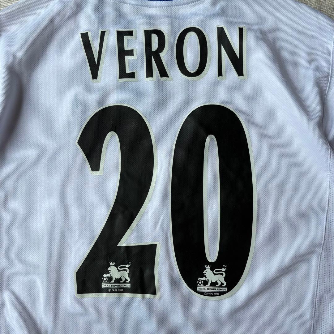 希少 美品 チェルシー ユニフォーム ゲームシャツ アンブロ 20番 VERON