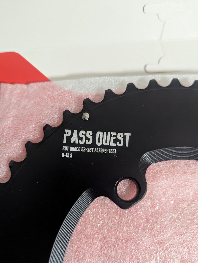 PASS QUEST チェーンリング　52-36 11-12速