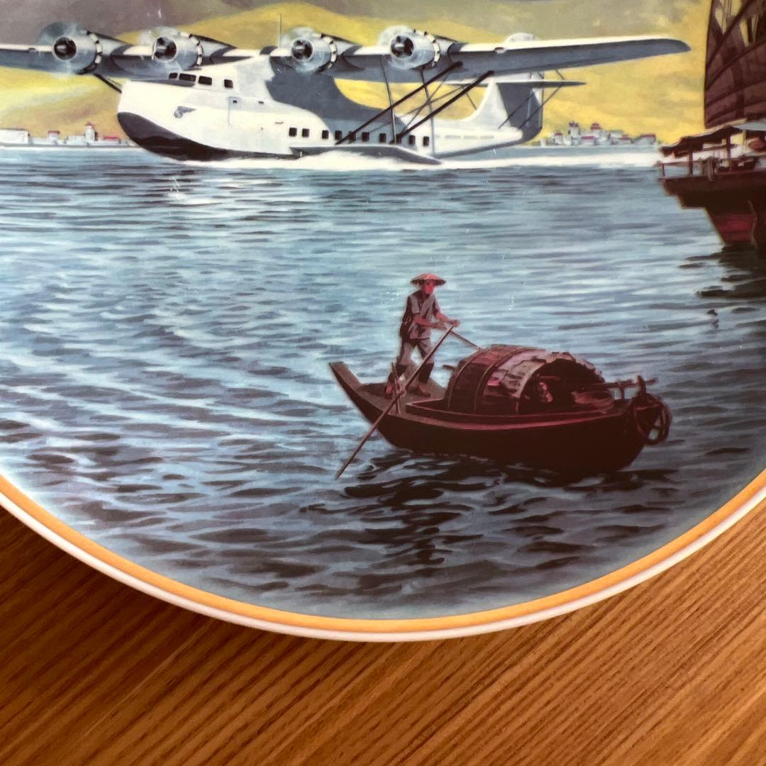 パンナム　絵皿　PAN AM PIONEER FLIGHTS ヴィンテージ