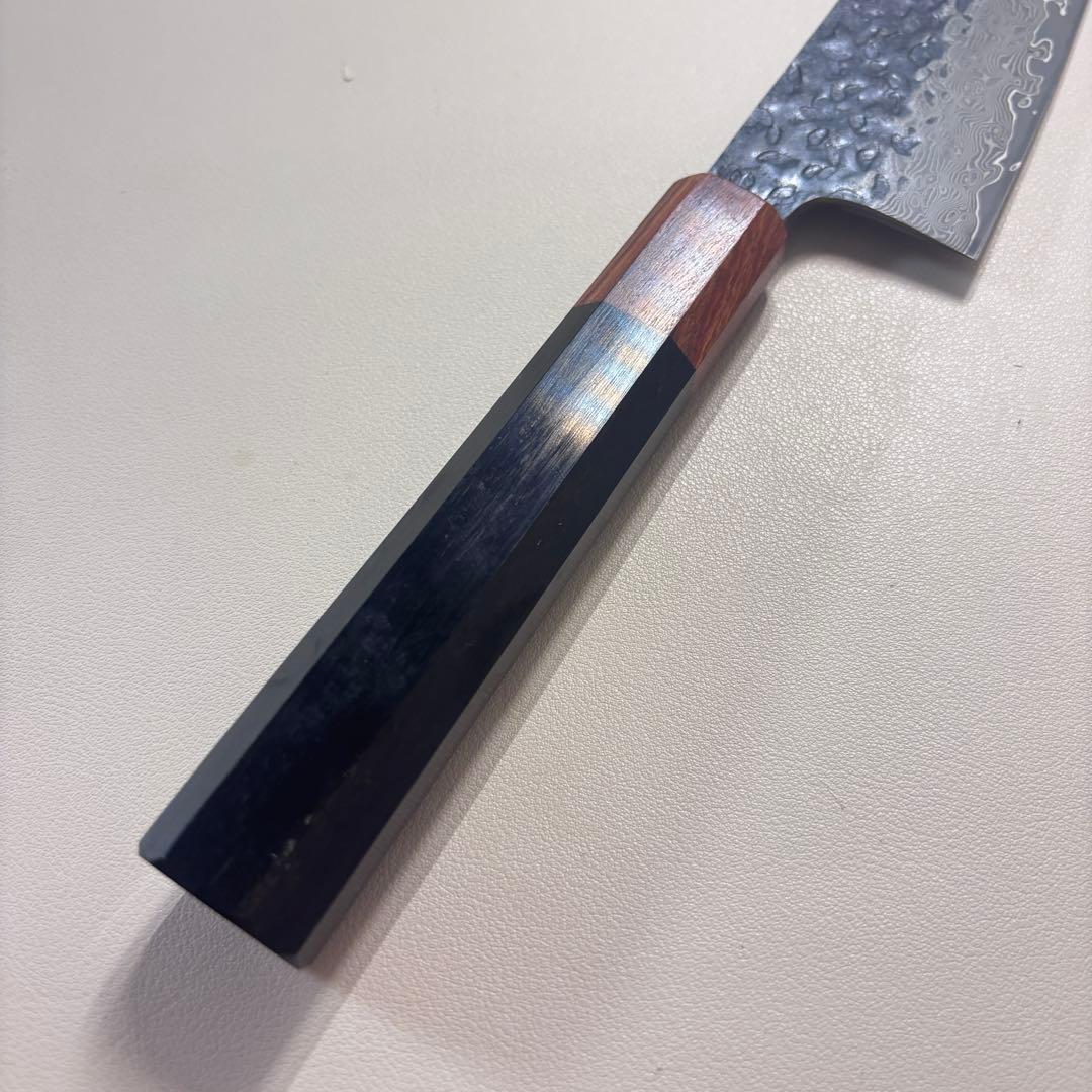 黒打ちダマスカス和牛刀八角柄 和包丁　シェフナイフ 210mm 牛刀'ᙁ