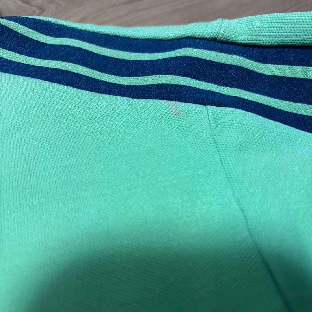 【希少】70s adidas 西ドイツ デサント製 黄緑 トラックジャケット