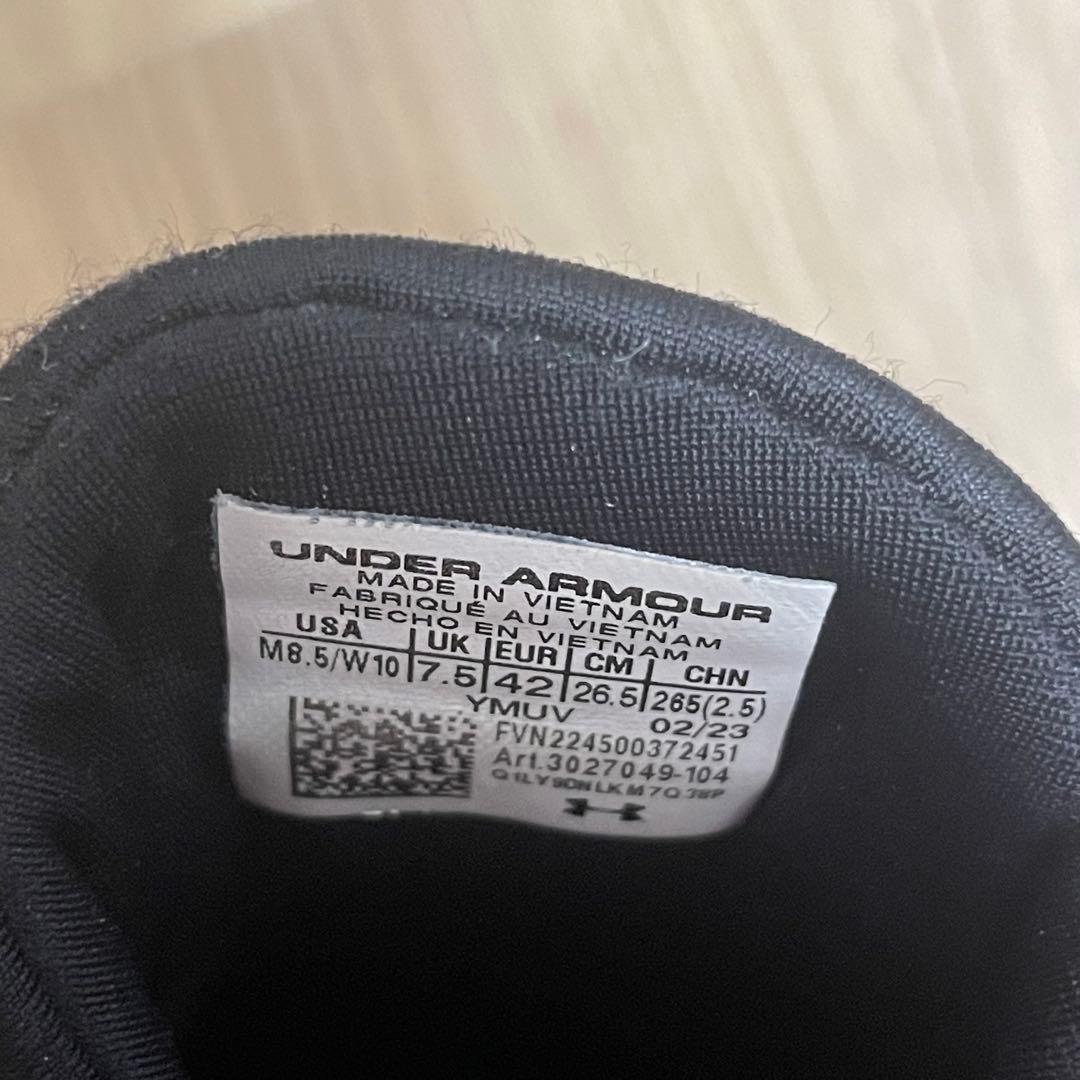 【美品】UNDER ARMOUR UA Flow BOA トレーニングシューズ