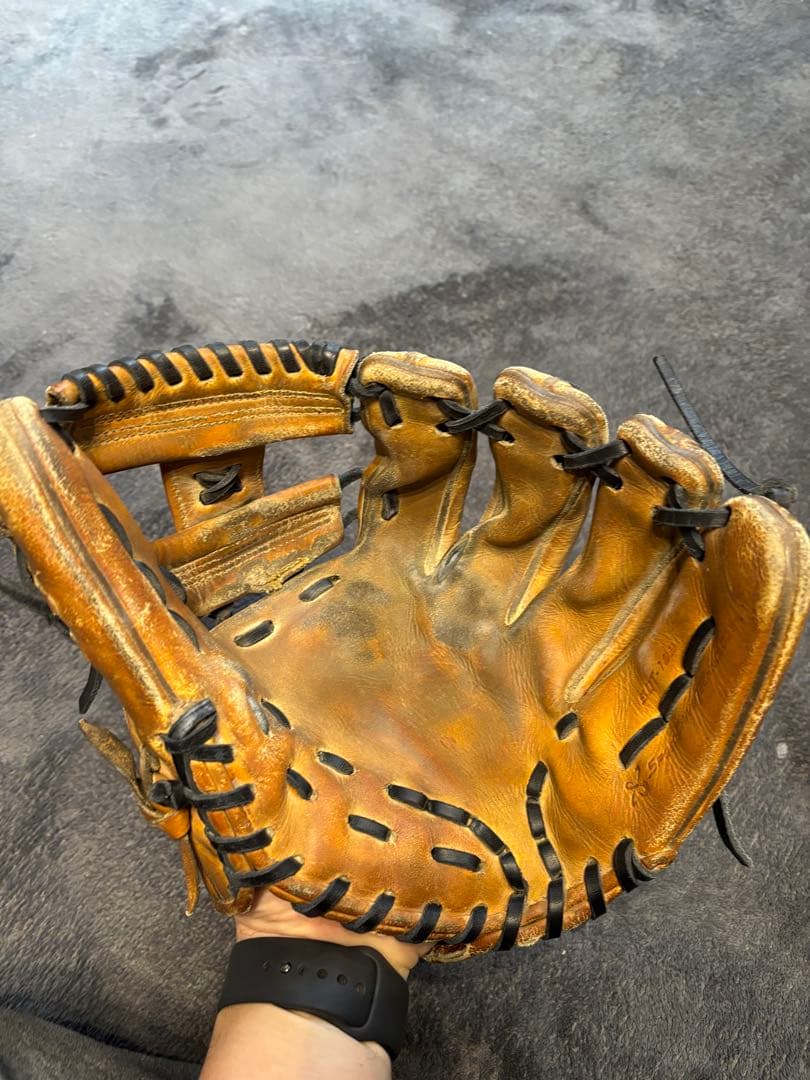 本日特価　Mizuno プロモデル レザーグローブ　硬式用　内野