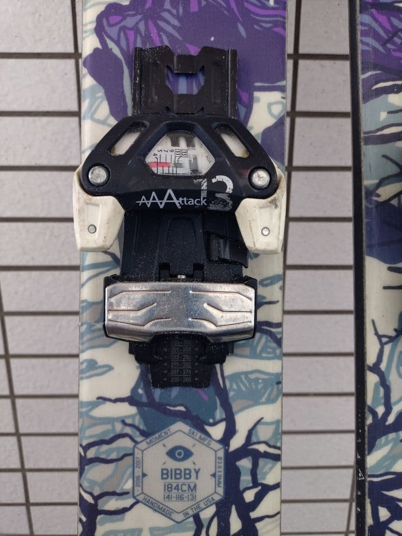 月末まで割引価格!!!Moment Bibby モーメント ビビー 184cm