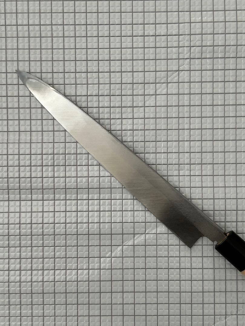 [ぺ様用] 刺身包丁 柳刃包丁 240mm 安来鋼青紙２号 PWCシノギ柄 ②