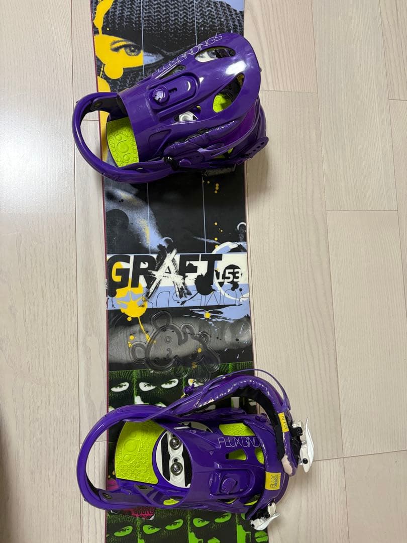 ROME SDS GRAFT 153cm FLUX RK30 MＬサイズ スノボ