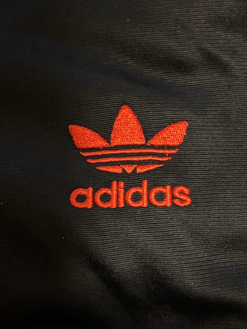 希少 90s adidas トラックジャケット　赤黒