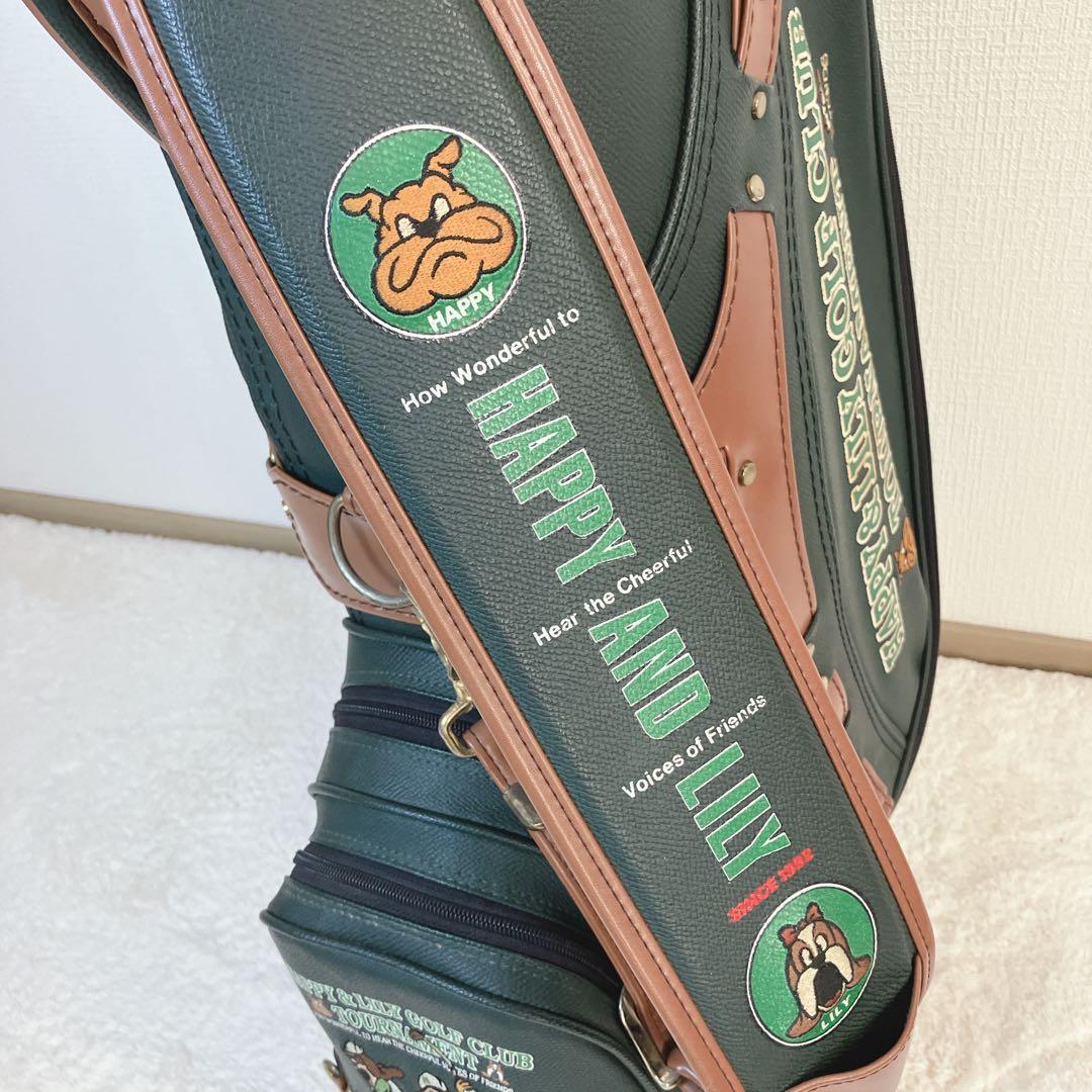 HAPPY&LILY GOLFCLUB 本革 キャディバッグ カート型 レトロ