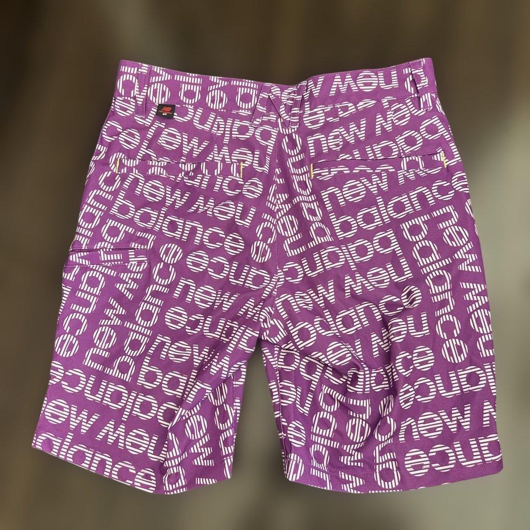 new balance ゴルフパンツ 紫 サイズ3（Sサイズ）