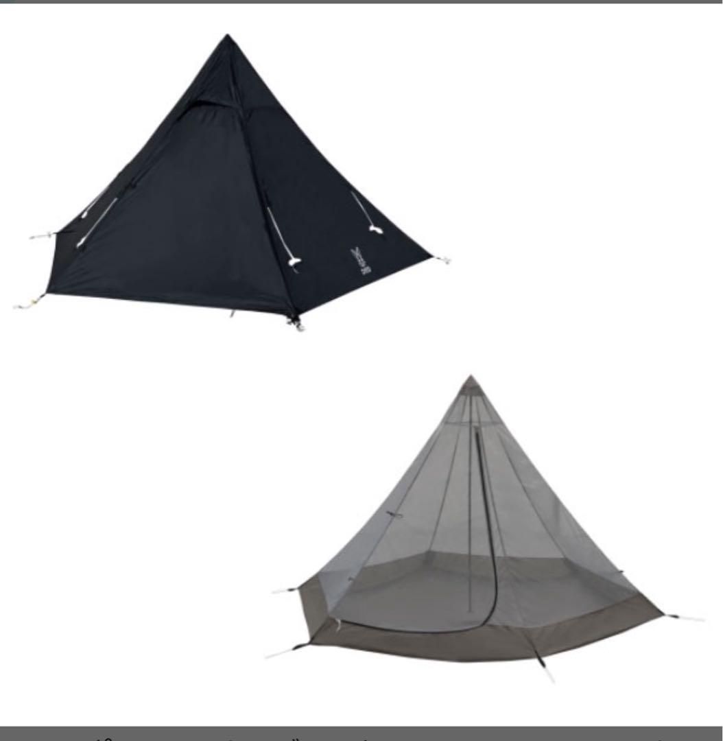 【美品】DOD ワンポールテントS + グランドシート　セット