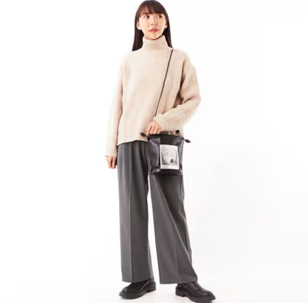 ☆ ムーミン　巾着ポシェット ブルー 新品未使用