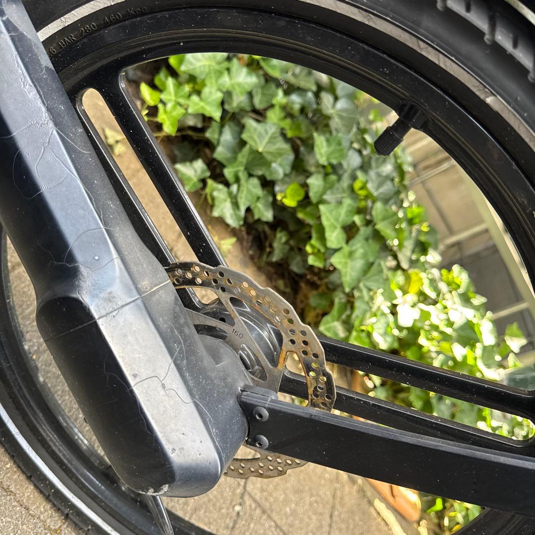 【ジャンク品】HONBIKE 電動折りたたみ自転車blackblack