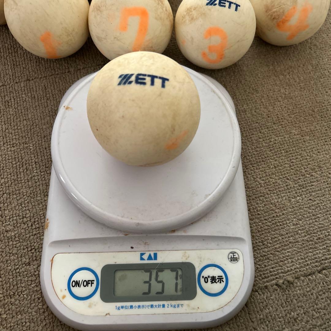 ZETT アイアン砂入りトレーニングボール 350g×11球、450g×2球