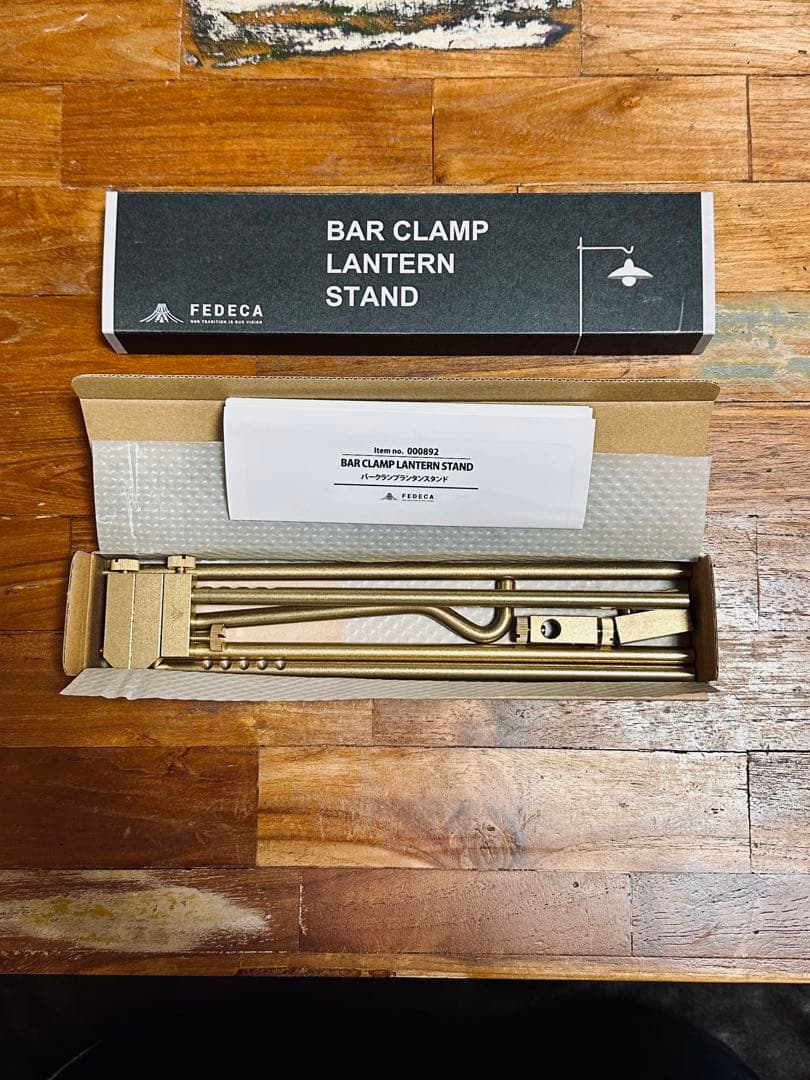 ライト・ランタン FEDECA BAR CLAMP LANTERN STAND