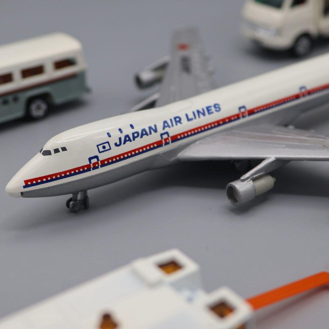 JAL 新空港セット ミニカー 5点　中古品