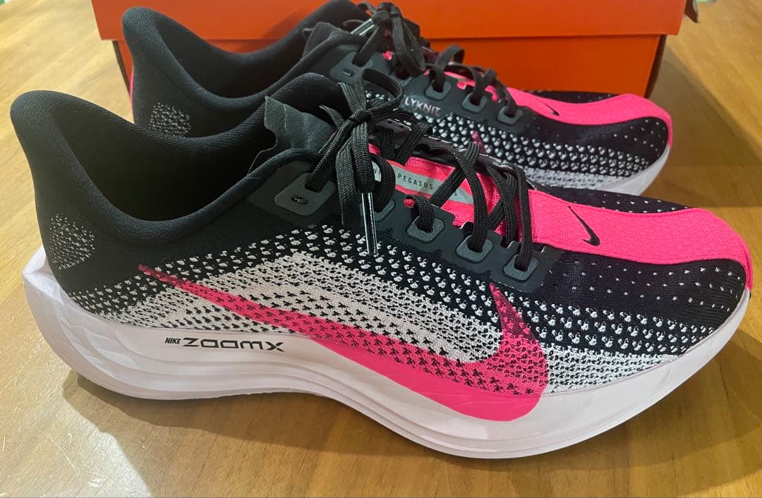 新品同様1度着用✨ ペガサスプラス NIKE 27cm ブラック ピンク ナイキ