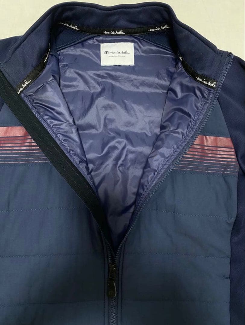 【良品】TravisMathew ジャケット メンズ M相当 ゴルフ ネイビー