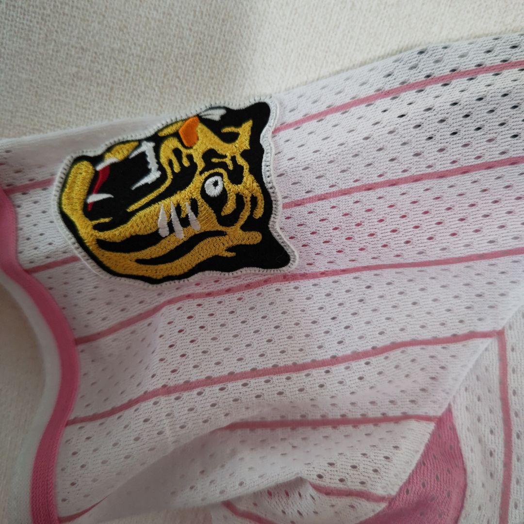 阪神タイガース Tigers メッシュユニフォーム ホワイト/ピンク