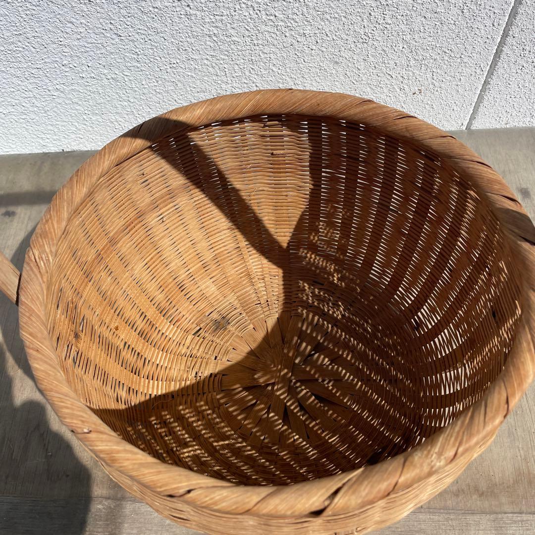 昭和レトロ　竹籠　竹細工❻個セット