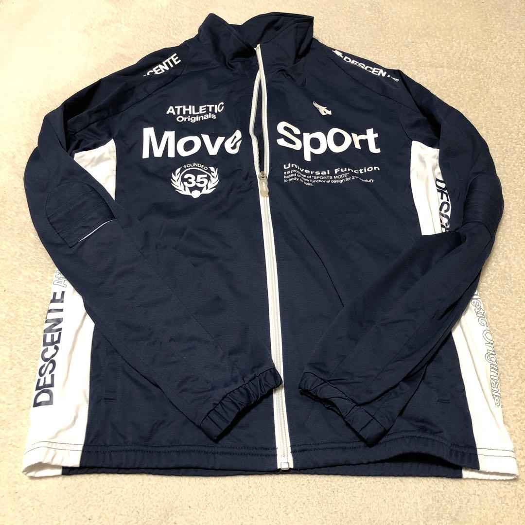 DESCENTE Move Sport ジャージセットアップ ネイビー　サイズL