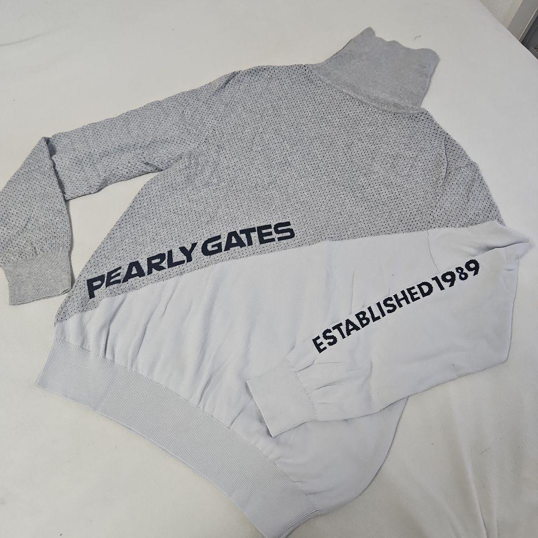 パーリーゲイツカシミヤタッチタートルセーター2