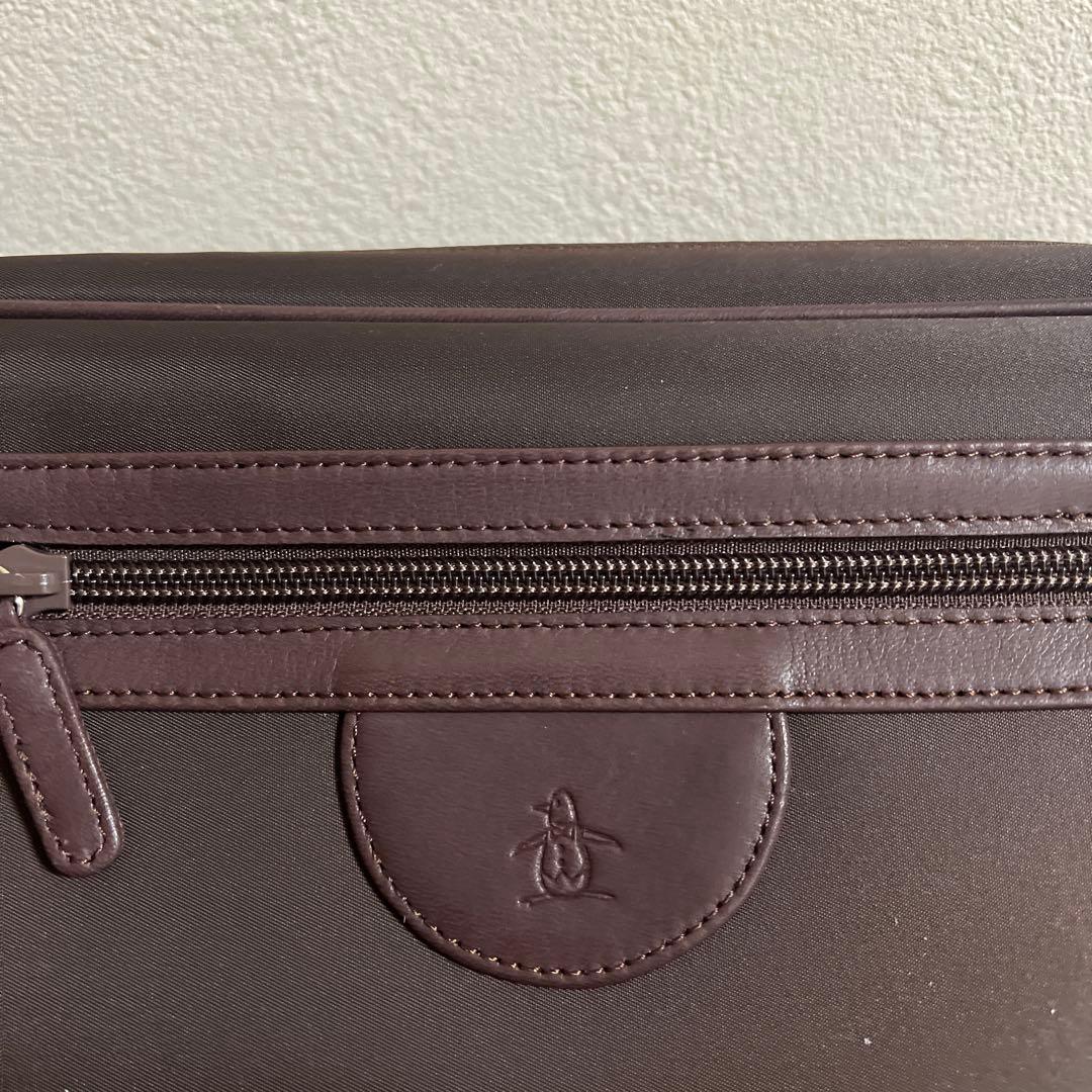 Munsingwear（マンシングウェア）　カートバッグ ポーチ ゴルフ 牛革
