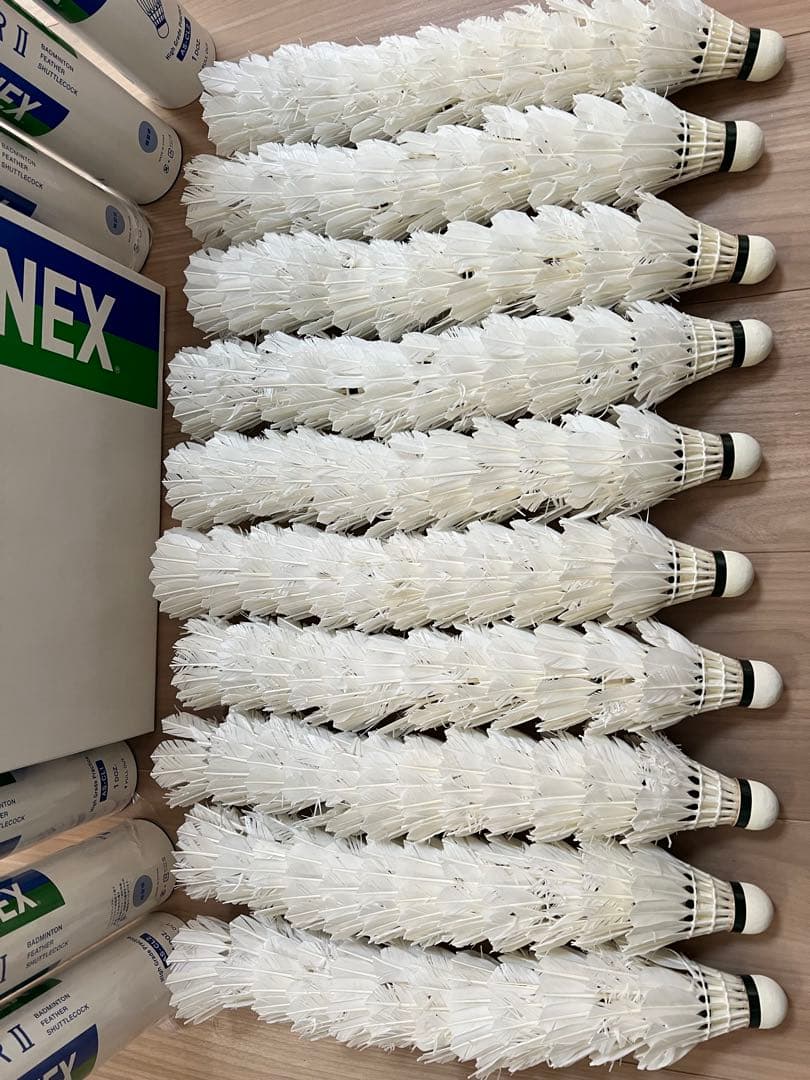 YONEX AEROSENSA CLEAR 1 フェザーシャトル 100個入り