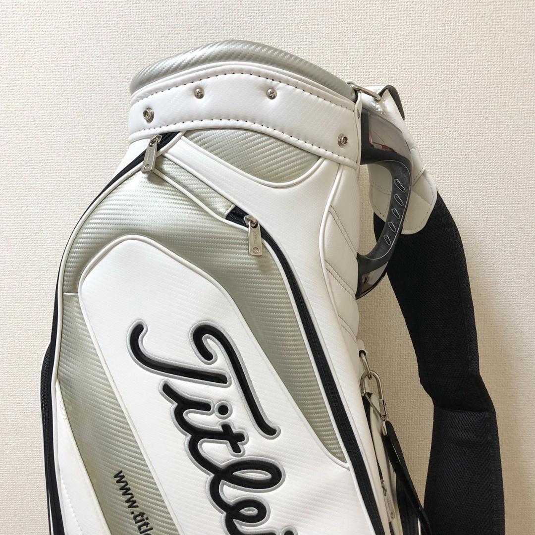 Titleist タイトリスト ゴルフ キャディバッグ 5分割 カート ホワイト