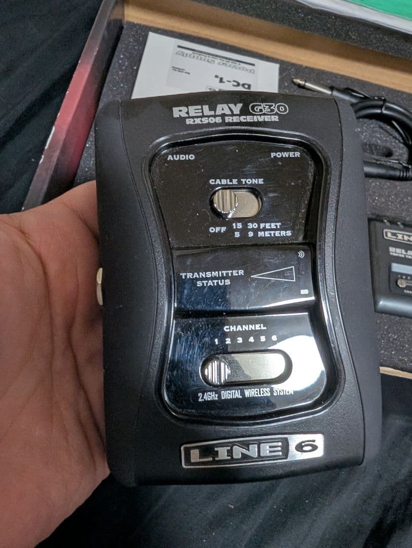 美品 Line6 G30 トランスミッター レシーバー ワイヤレス セット