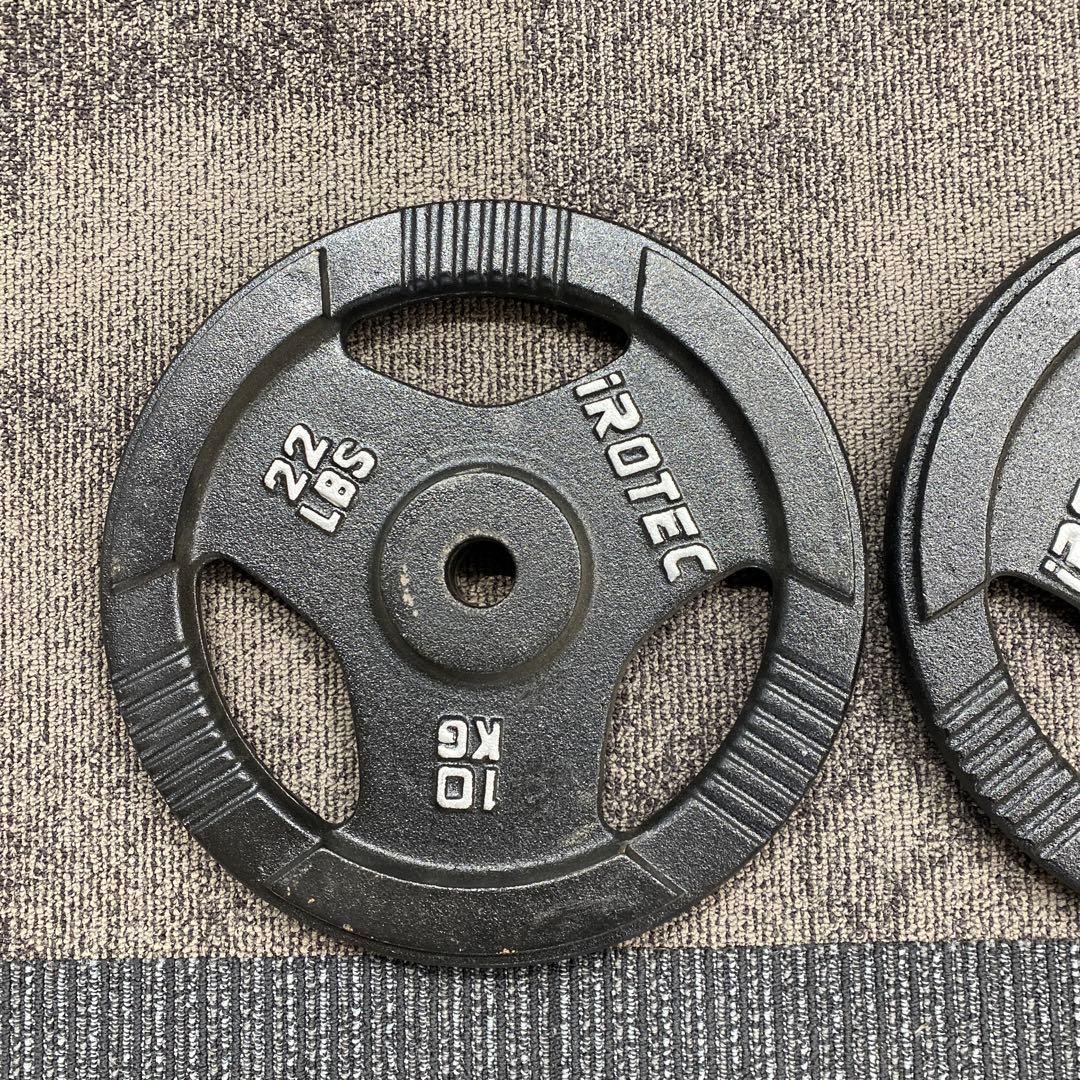 iROTEC ベンチプレート 10kg 22lbs