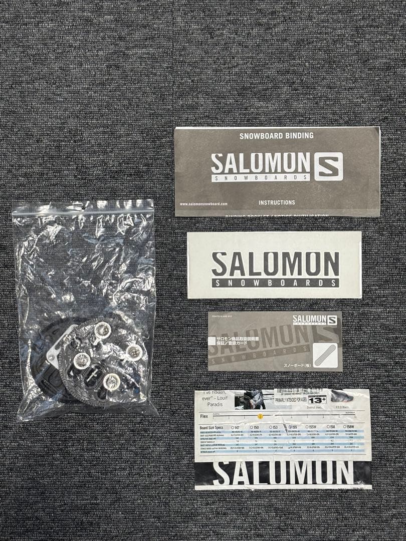 Salomon Hologramスノーボードビンディング M サイズ 新品未使用