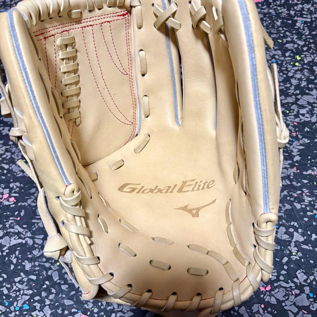 ミズノ グローバルエリート 投手用 硬式用 グローブ ブロンド ピッチャー 野球