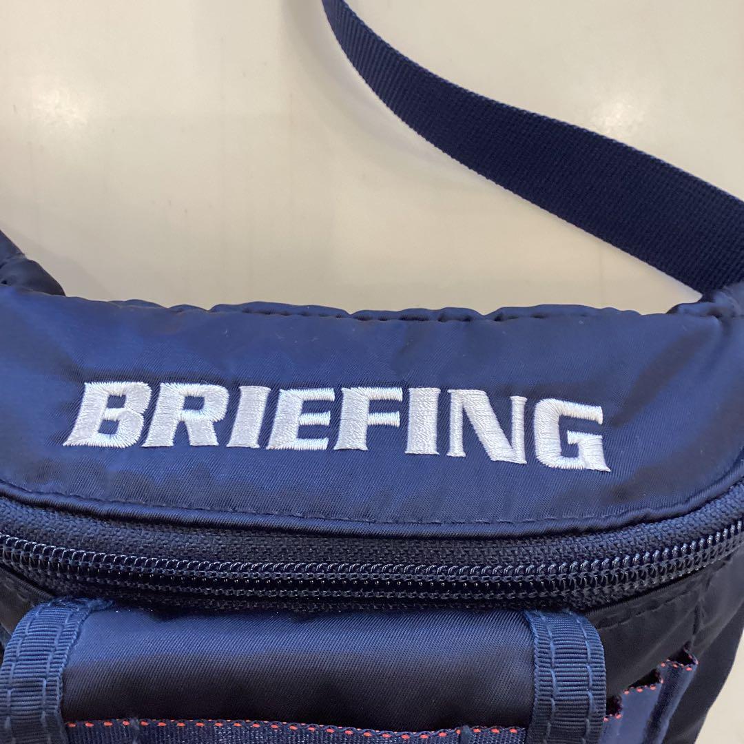 新品　BRIEFING ROUND WAIST POUCH ECO TWILL