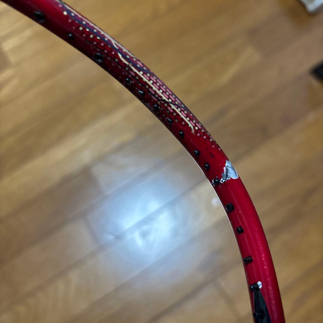 アストロクス88D 4UG5 折れたラケット
