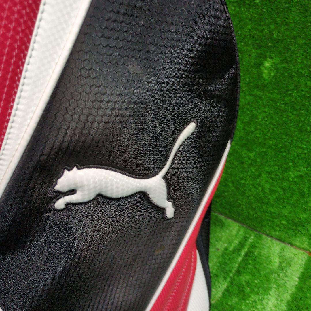 PUMA キャディバッグ 黒/赤/白