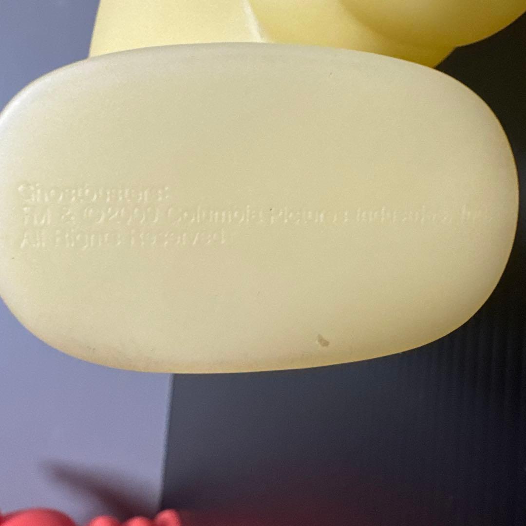 ゴーストバスターズマシュマロマンソフビ貯金箱2怒りの赤ver ノーマル蓄光ver