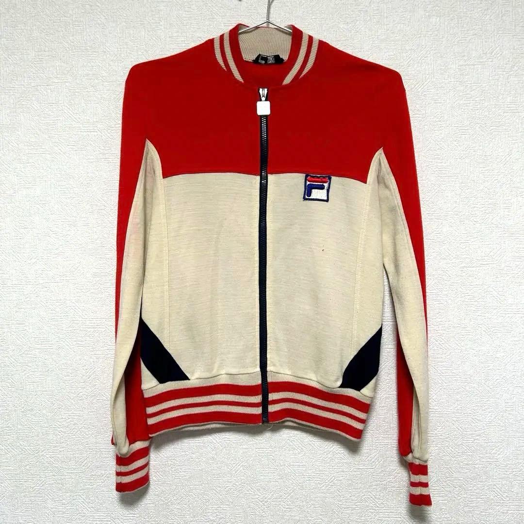 70s FILA トラックジャケット　ジャージ　サイズS〜M