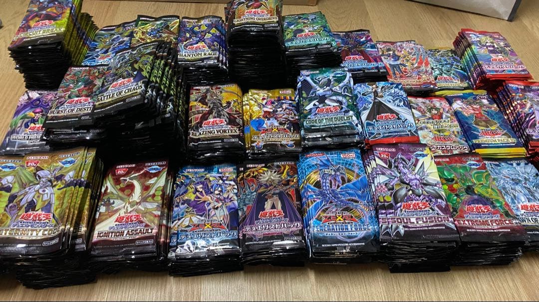 遊戯王カード　絶版　大量　まとめ売り　空パックセット