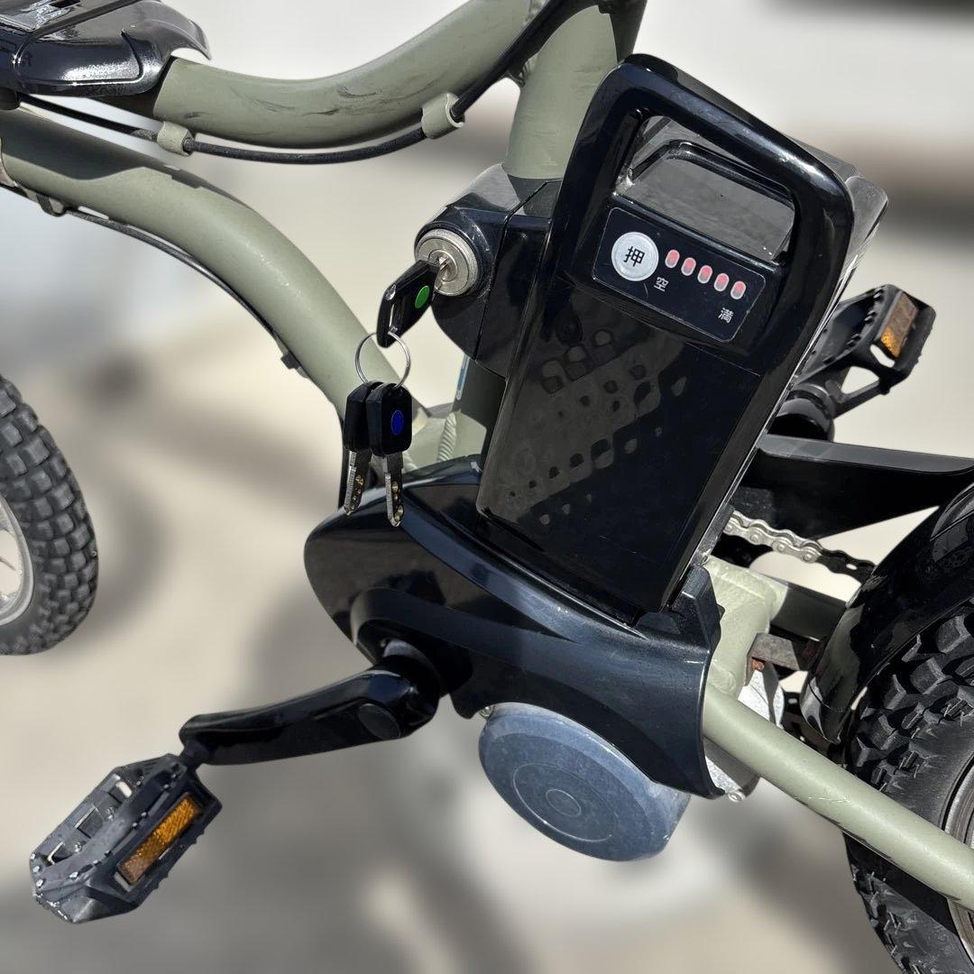 パナソニック EZオリーブグリーン 電動アシスト自転車