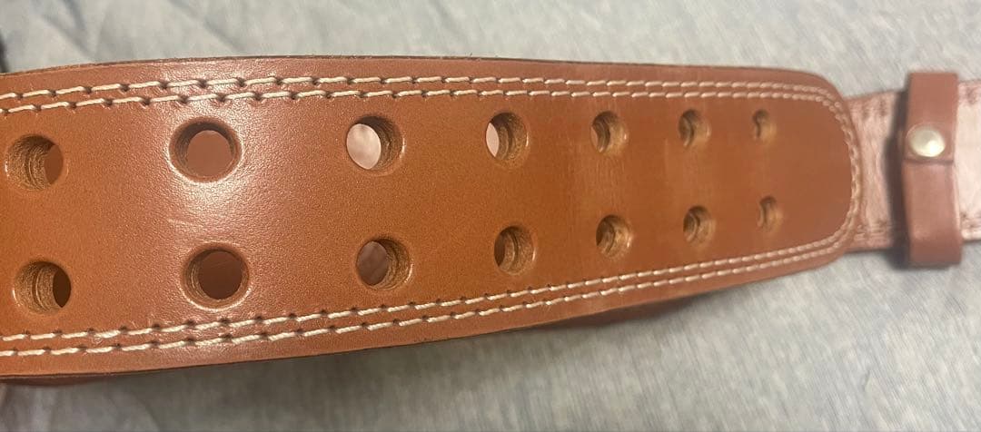 ゴールドジム　プロレザーベルト M