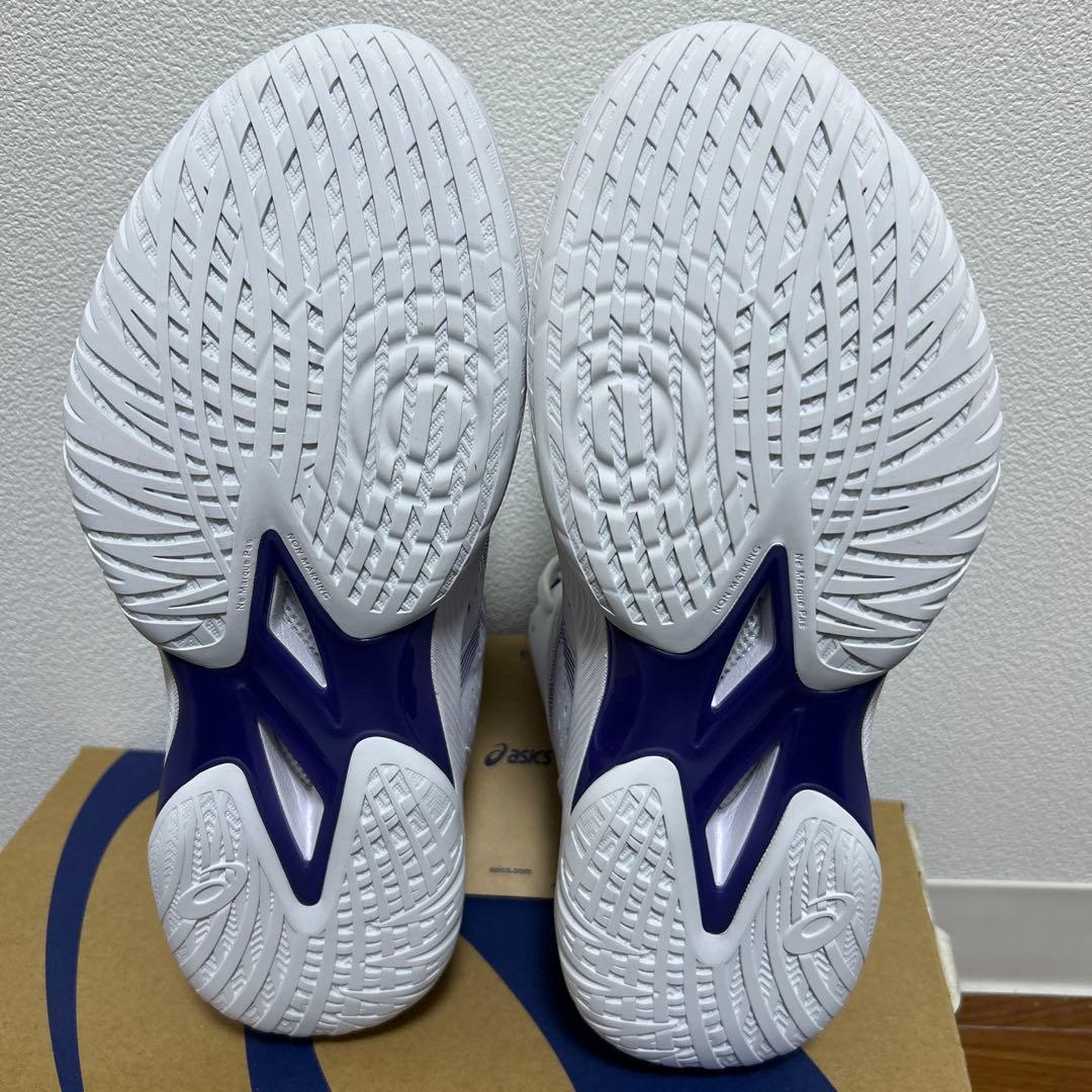 ASICS GEL-COURT ホワイト/パープル シューズ