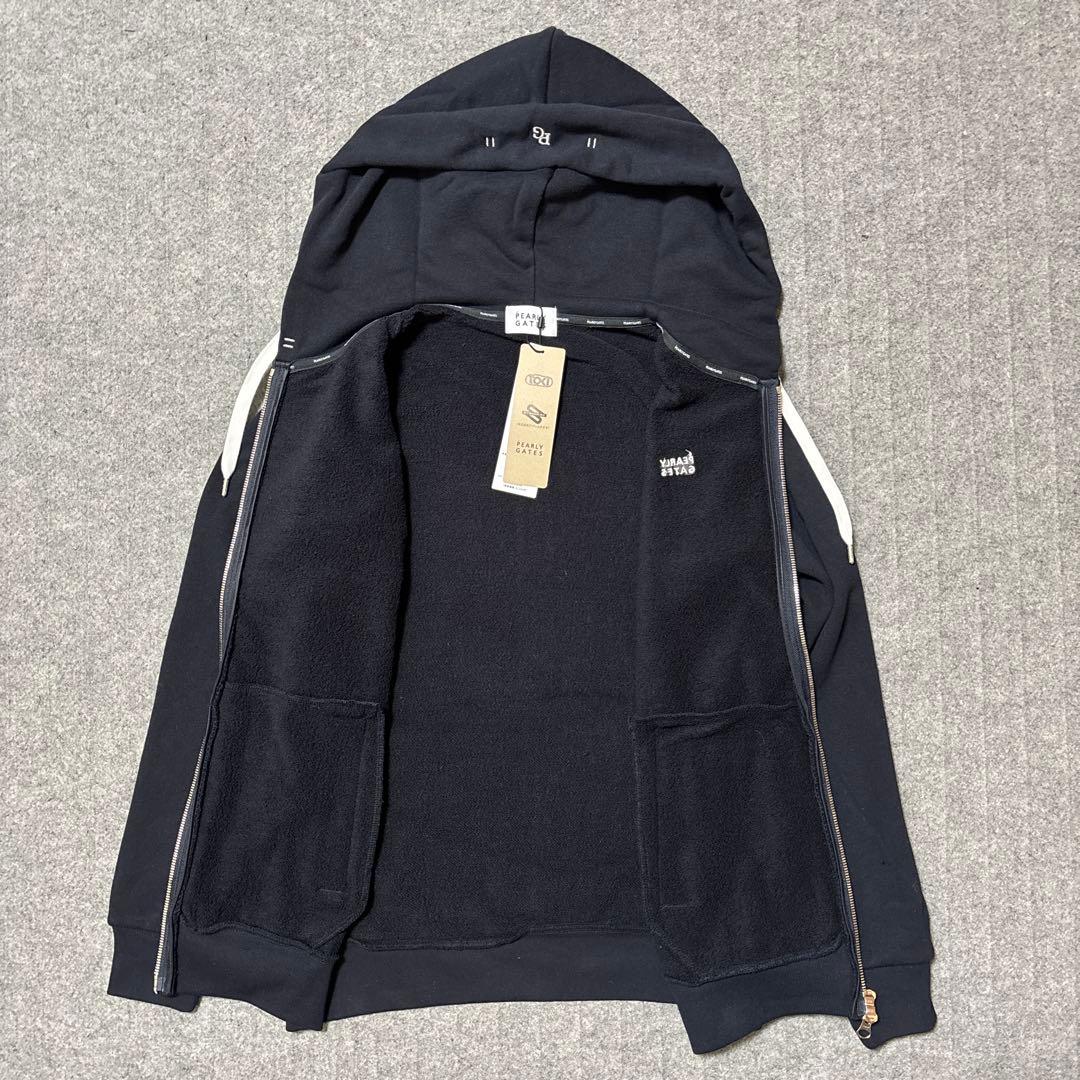 サイズ 1★新品 パーリーゲイツ パーカー 紺 055-3962302 単