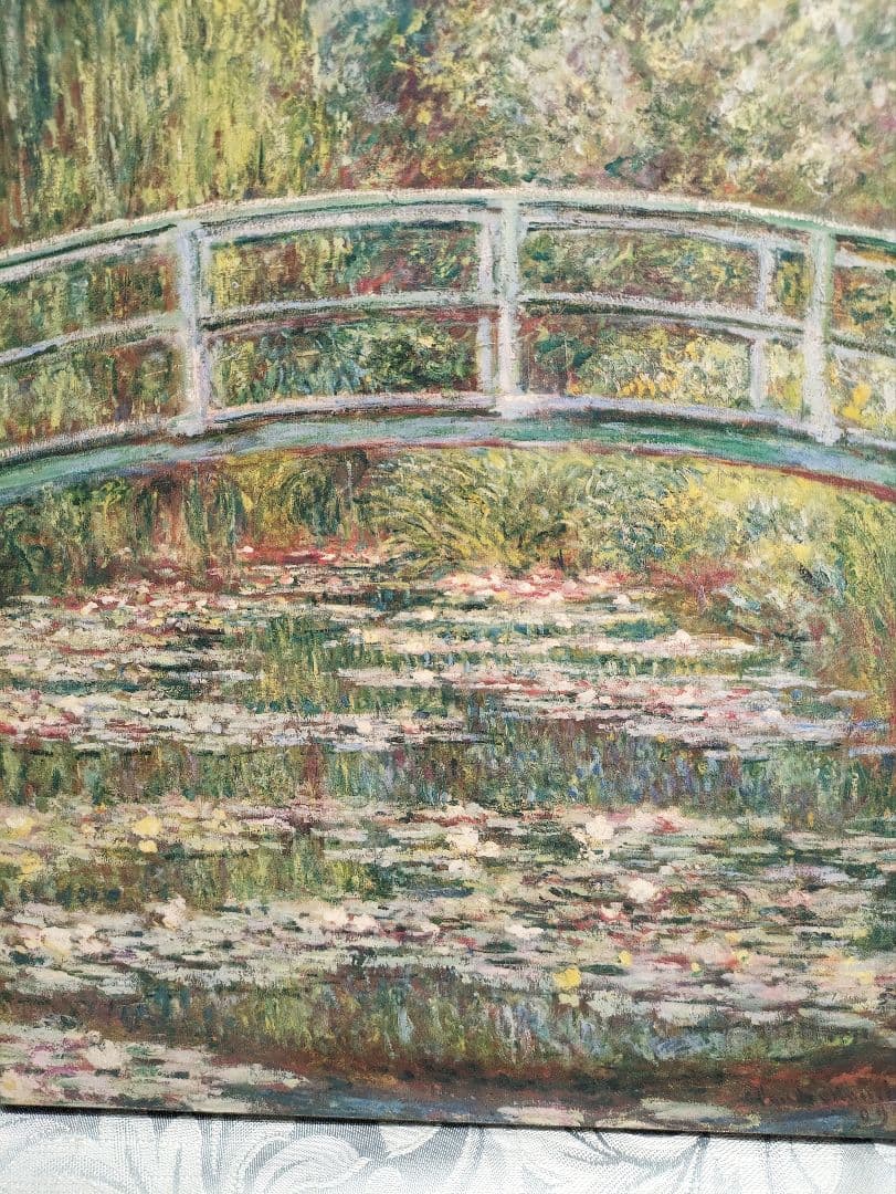 ☆【3枚セット】 MMA メトロポリタン美術館 モネ 睡蓮の池 絵画 油彩 油絵
