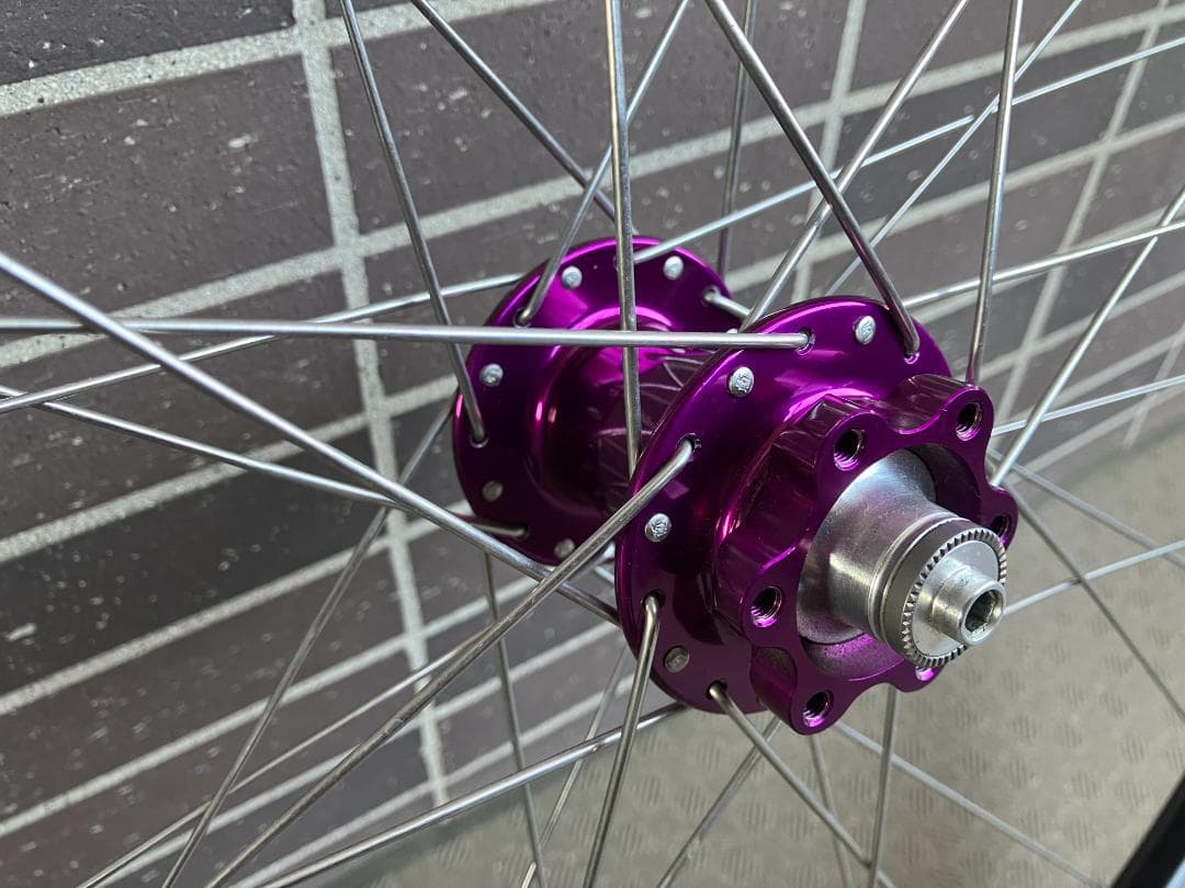 パーツ CHRIS KING ISO HUB PURPLE x WTB KOM 27.5