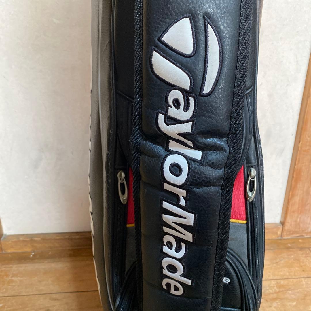 TaylorMade キャディバッグ 黒/オレンジ訳あり
