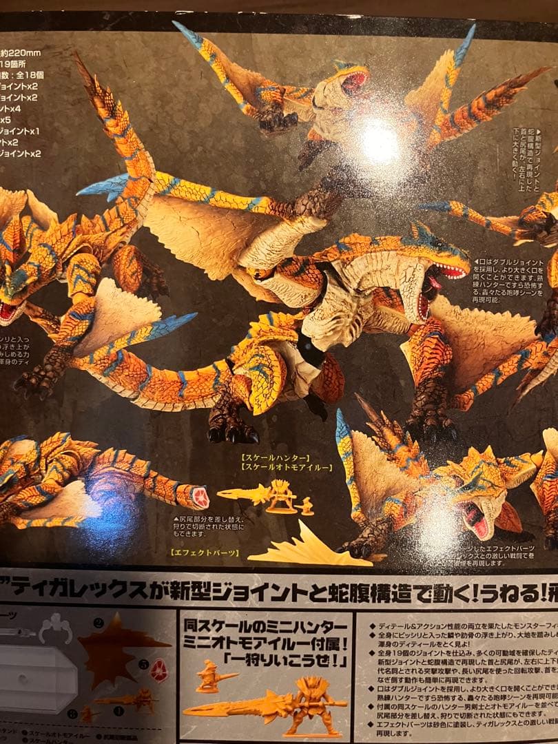 モンスターハンター リボルテック　ティガレックス希少種　開封品