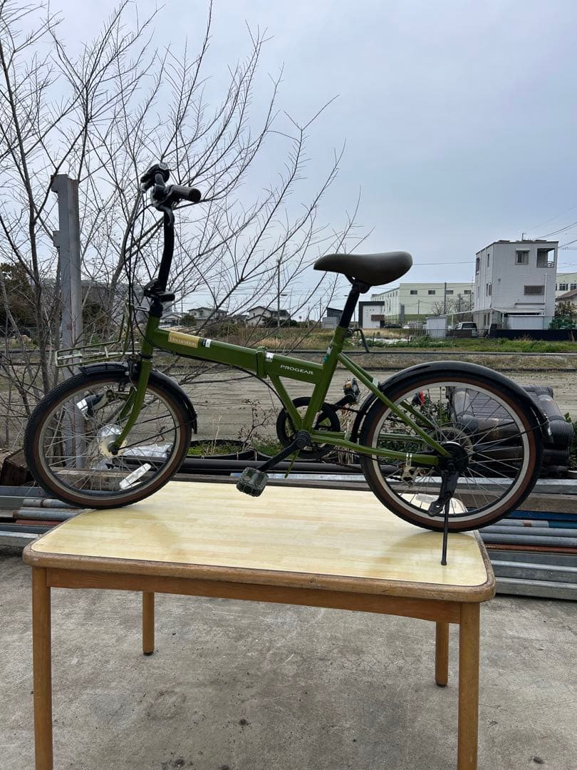 PROGEAR 20インチ スチール製折りたたみ自転車
