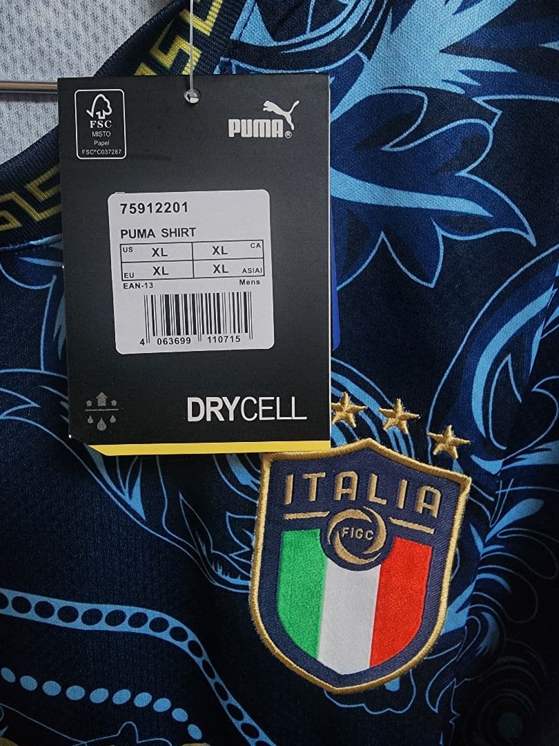 Versace イタリア代表 Puma シャツ XL