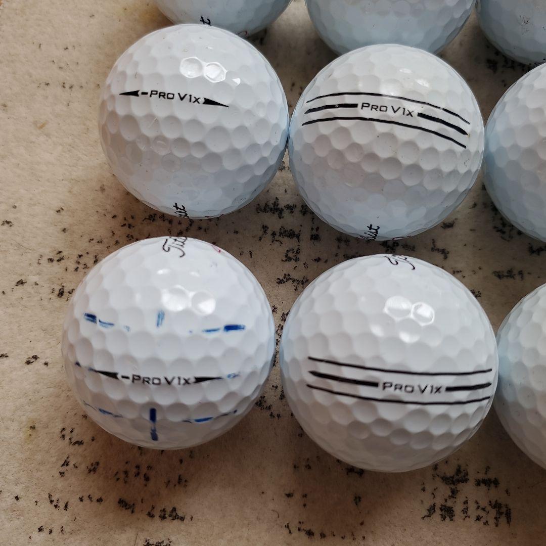 美品Titleist PROV1x2025年式モデルゴルフボール 24個