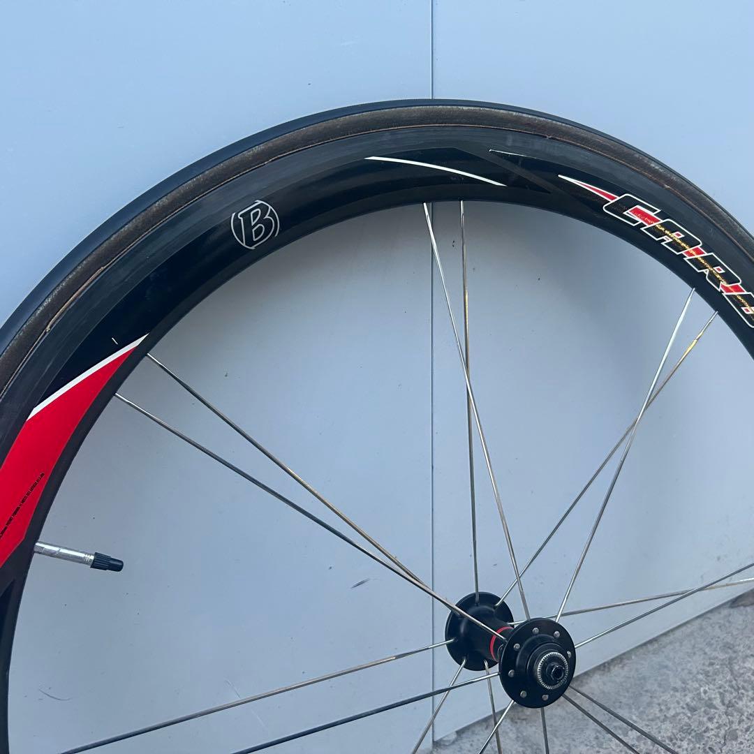 【定価前後23万円】BONTRAGERカーボンホイールCarbon前輪＋タイヤ★